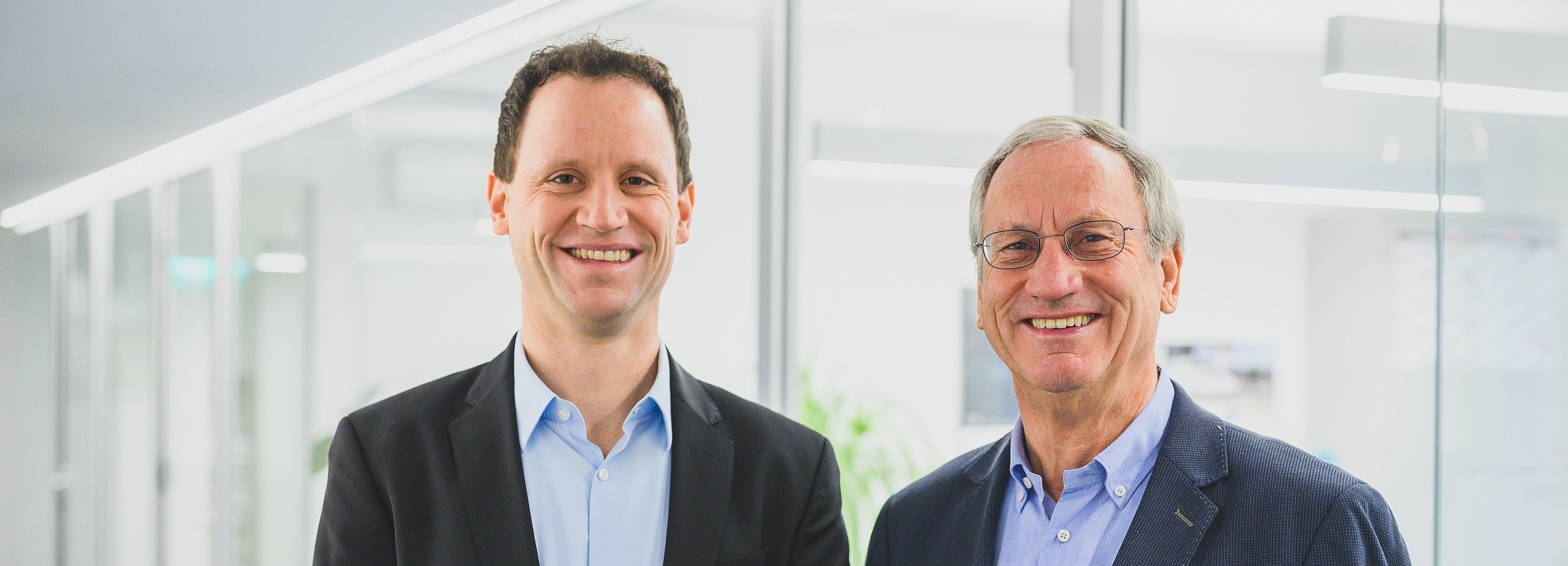 Die Geschäftsführer Armin und Bernhard Stegmaier